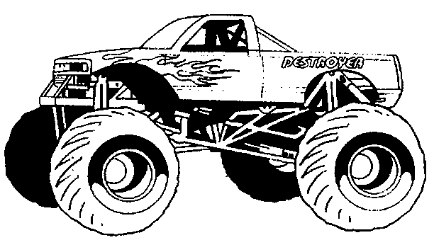 cartoon-critters-monster-trucks-coloring-pages