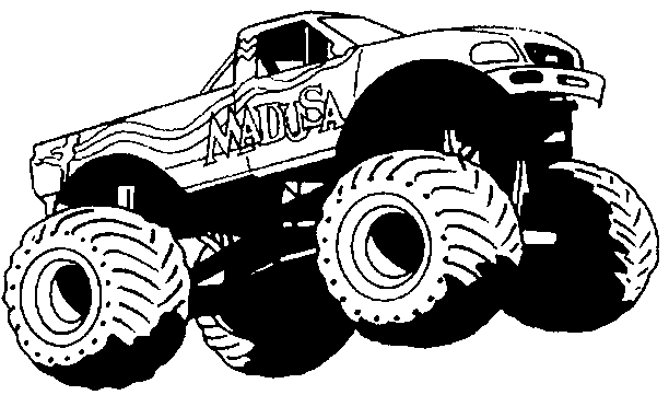 superman monster truck coloring pages - photo #4