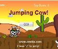 jumping cow