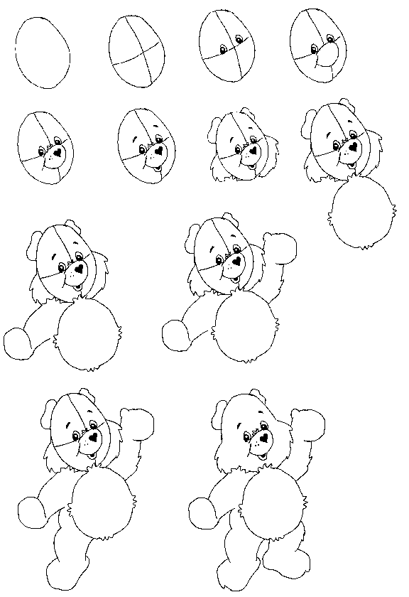 Care Bear Drawings